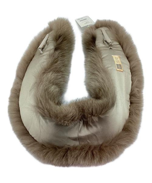 -（-）- (-) フォックスファーティペット ブラウンの古着・服飾アイテム