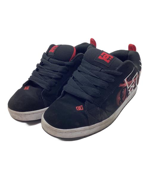 DC SHOES（ディーシーシューズ）DC SHOES (ディーシーシューズ) スニーカー ブラック×レッド サイズ:27の古着・服飾アイテム