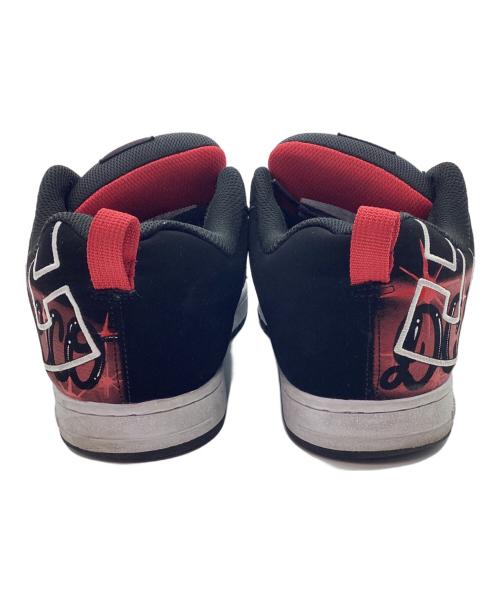 DC SHOES（ディーシーシューズ）DC SHOES (ディーシーシューズ) スニーカー ブラック×レッド サイズ:27の古着・服飾アイテム