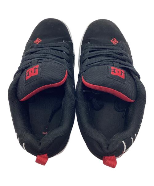 DC SHOES（ディーシーシューズ）DC SHOES (ディーシーシューズ) スニーカー ブラック×レッド サイズ:27の古着・服飾アイテム