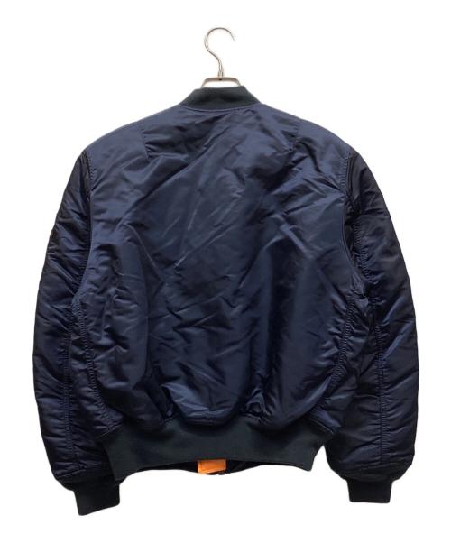 ALPHA INDUSTRIES（アルファインダストリーズ）ALPHA INDUSTRIES (アルファインダストリーズ) MA-1ジャケット ネイビー サイズ:Mの古着・服飾アイテム