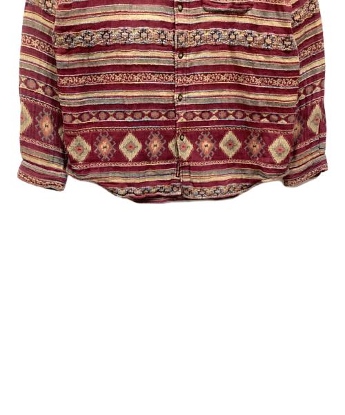 THE TERRITORY AHEAD（ザ テリトリー アヘッド）THE TERRITORY AHEAD (ザ テリトリー アヘッド) シャツジャケット レッド サイズ:XXLの古着・服飾アイテム