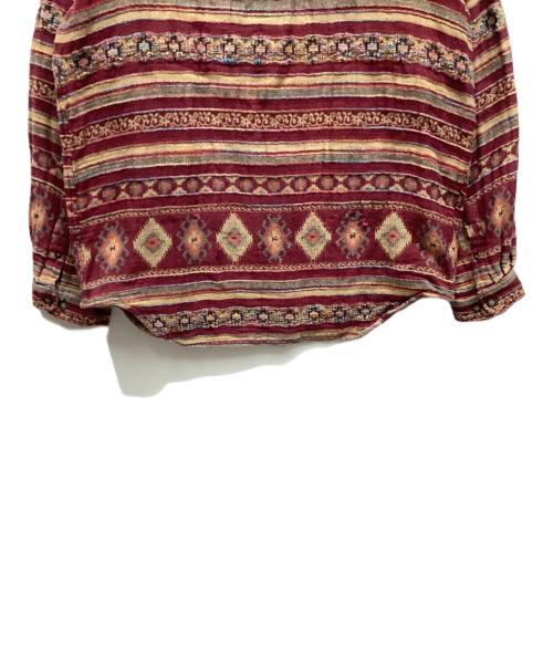 THE TERRITORY AHEAD（ザ テリトリー アヘッド）THE TERRITORY AHEAD (ザ テリトリー アヘッド) シャツジャケット レッド サイズ:XXLの古着・服飾アイテム