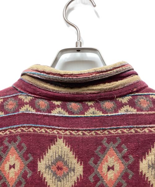 THE TERRITORY AHEAD（ザ テリトリー アヘッド）THE TERRITORY AHEAD (ザ テリトリー アヘッド) シャツジャケット レッド サイズ:XXLの古着・服飾アイテム