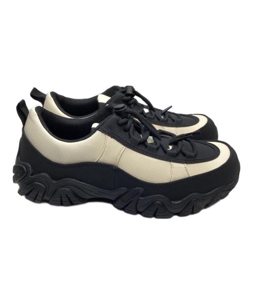 coen（コーエン）coen (コーエン) スニーカー ブラック×ホワイト サイズ:24.5の古着・服飾アイテム