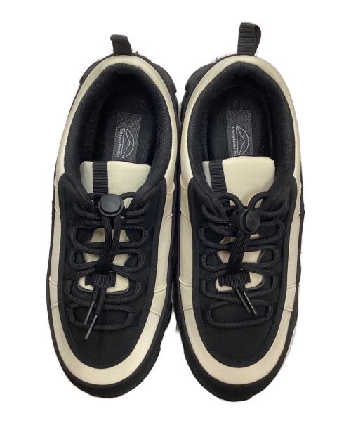 coen（コーエン）coen (コーエン) スニーカー ブラック×ホワイト サイズ:24.5の古着・服飾アイテム