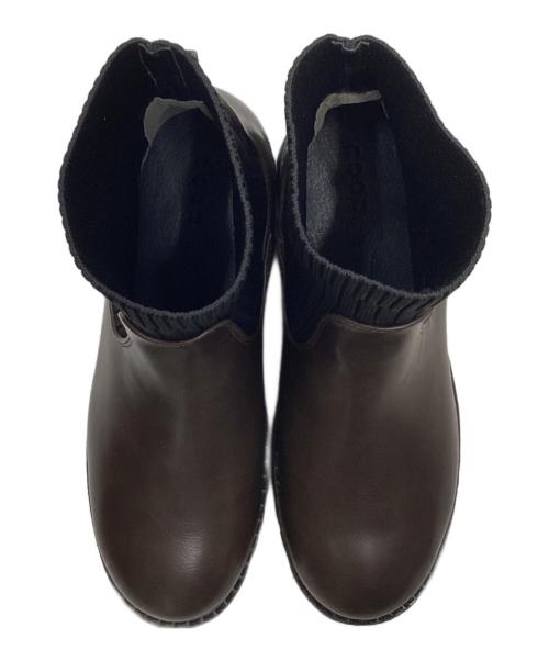 coen（コーエン）coen (コーエン) 防滑ストレッチブーツ ブラウン×ブラック サイズ:24.5 未使用品の古着・服飾アイテム
