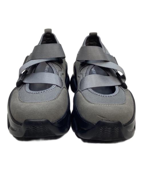 FREAK'S STORE（フリークスストア）FREAK'S STORE (フリークスストア) スニーカー グレー×ブラック サイズ:24.5の古着・服飾アイテム