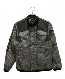 MARITHE+FRANCOIS GIRBAUD（マリテフランソワジルボー）の古着「ジップジャケット」｜グレー×ブラック