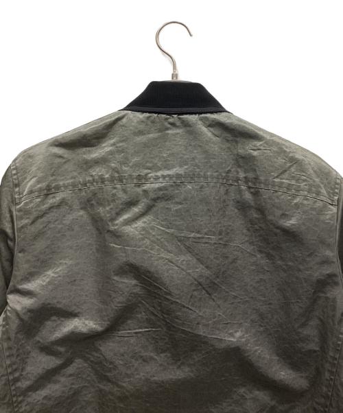 MARITHE+FRANCOIS GIRBAUD（マリテフランソワジルボー）MARITHE+FRANCOIS GIRBAUD (マリテフランソワジルボー) ジップジャケット グレー×ブラック サイズ:Mの古着・服飾アイテム