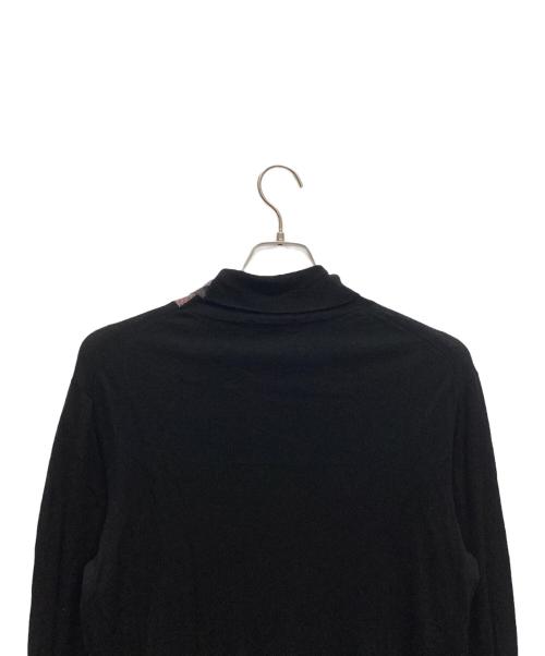 BLACK LABEL CRESTBRIDGE（ブラックレーベル クレストブリッジ）BLACK LABEL CRESTBRIDGE (ブラックレーベル クレストブリッジ) 薄手ニット ブラック サイズ:Lの古着・服飾アイテム