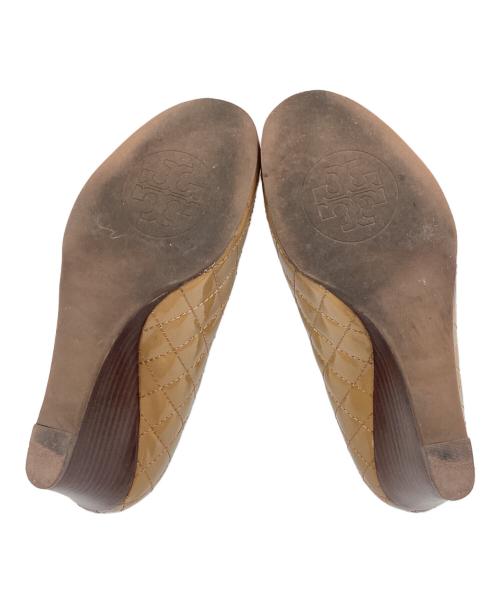 TORY BURCH（トリーバーチ）TORY BURCH (トリーバーチ) エナメルパンプス ブラウン サイズ:表記なしの古着・服飾アイテム