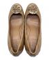 中古・古着 TORY BURCH (トリーバーチ) エナメルパンプス ブラウン サイズ:表記なし：4000円