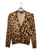 DOLCE & GABBANAドルチェ＆ガッバーナ）の古着「ニットカーディガン」｜ライトブラウン