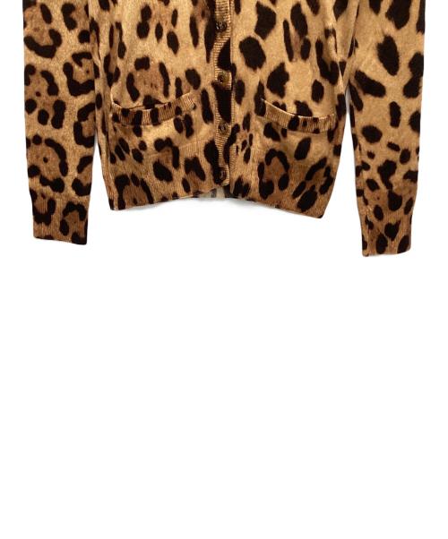 DOLCE & GABBANA（ドルチェ＆ガッバーナ）DOLCE & GABBANA (ドルチェ＆ガッバーナ) ニットカーディガン ライトブラウン サイズ:40の古着・服飾アイテム