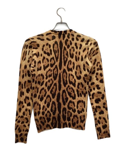 DOLCE & GABBANA（ドルチェ＆ガッバーナ）DOLCE & GABBANA (ドルチェ＆ガッバーナ) ニットカーディガン ライトブラウン サイズ:40の古着・服飾アイテム