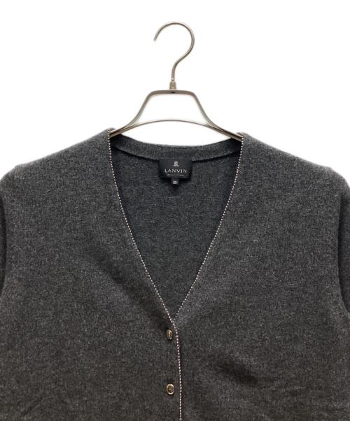 LANVIN COLLECTION（ランバンコレクション）LANVIN COLLECTION (ランバンコレクション) ニットカーディガン グレー サイズ:38の古着・服飾アイテム