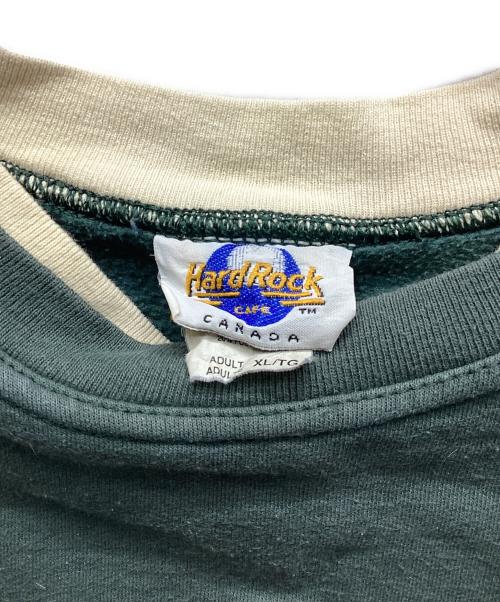 Hard Rock cafe（ハードロックカフェ）Hard Rock cafe (ハードロックカフェ) スウェット グリーン サイズ:XLの古着・服飾アイテム