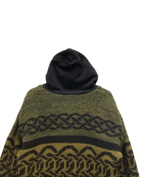 EGO TRIPPING（エゴ トリッピング）EGO TRIPPING (エゴ トリッピング) PROPAGANDA (プロパガンダ) ジャケット グリーン×ブラック サイズ:48の古着・服飾アイテム