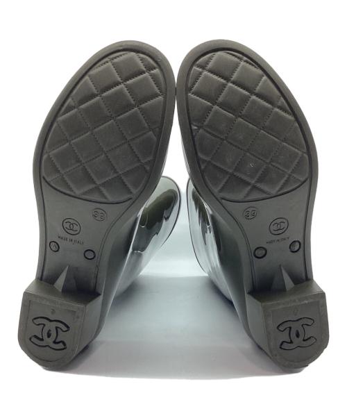 CHANEL（シャネル）CHANEL (シャネル) レインブーツ オリーブ サイズ:39の古着・服飾アイテム