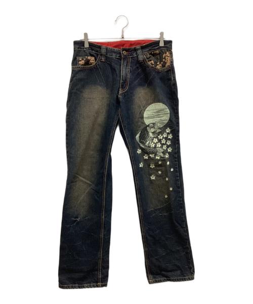 INFINITY（インフィニティ）INFINITY (インフィニティ) デニムパンツ インディゴ サイズ:W32の古着・服飾アイテム