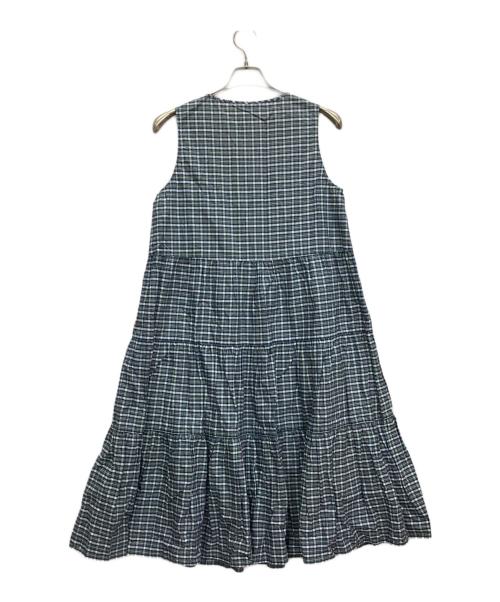 PINK HOUSE（ピンクハウス）PINK HOUSE (ピンクハウス) ノースリーブワンピース グリーン サイズ:表記なしの古着・服飾アイテム