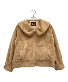 PINK HOUSE（ピンクハウス）の古着「フェイクファーブルゾン」｜ブラウン
