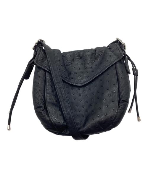 オーストリッチ（オーストリッチ）オーストリッチ (オーストリッチ) 2WAYバッグ ブラックの古着・服飾アイテム
