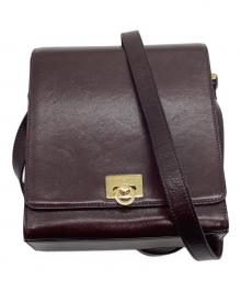 Gold Pfeil（ゴールドファイル）の古着「レザーショルダーバッグ」｜ブラウン