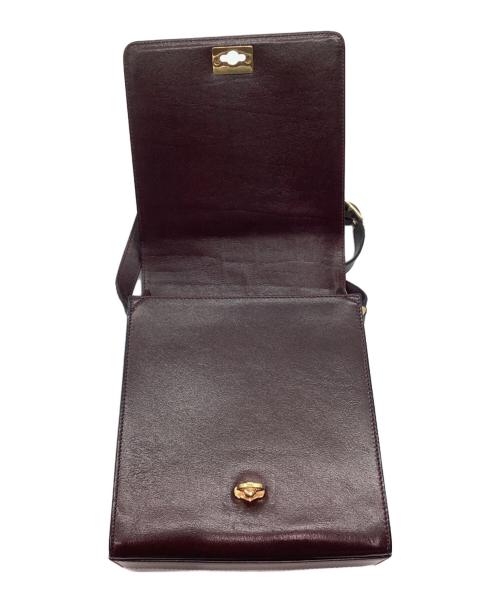 Gold Pfeil（ゴールドファイル）Gold Pfeil (ゴールドファイル) レザーショルダーバッグ ブラウンの古着・服飾アイテム