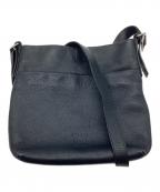 HIROFUヒロフ）の古着「レザーショルダーバッグ」｜ブラック