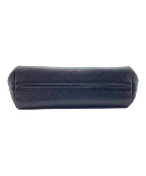 HIROFU（ヒロフ）HIROFU (ヒロフ) レザーショルダーバッグ ブラックの古着・服飾アイテム