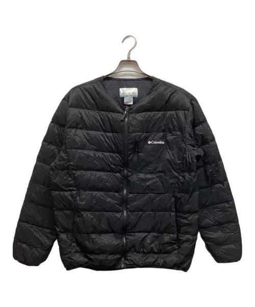 Columbia（コロンビア）Columbia (コロンビア) ライトダウンジャケット ブラック サイズ:XLの古着・服飾アイテム
