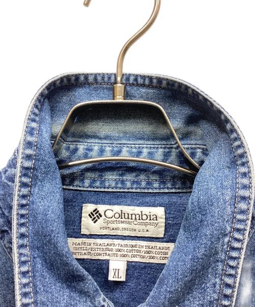 Columbia（コロンビア）Columbia (コロンビア) 長袖シャツ インディゴ サイズ:XLの古着・服飾アイテム