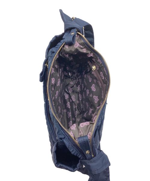 ANNA SUI（アナスイ）ANNA SUI (アナスイ) キルティングショルダーバッグ ネイビーの古着・服飾アイテム
