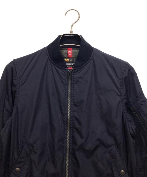 ALPHA（アルファ）ALPHA (アルファ) フライトジャケット ネイビー サイズ:Sの古着・服飾アイテム