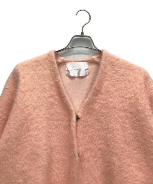 LEE MAN（-）LEE MAN (-) モヘヤタッチリラックスカーディガン ピンク サイズ:表記なしの古着・服飾アイテム
