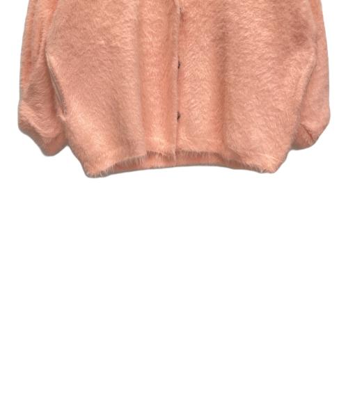 LEE MAN（-）LEE MAN (-) モヘヤタッチリラックスカーディガン ピンク サイズ:表記なしの古着・服飾アイテム