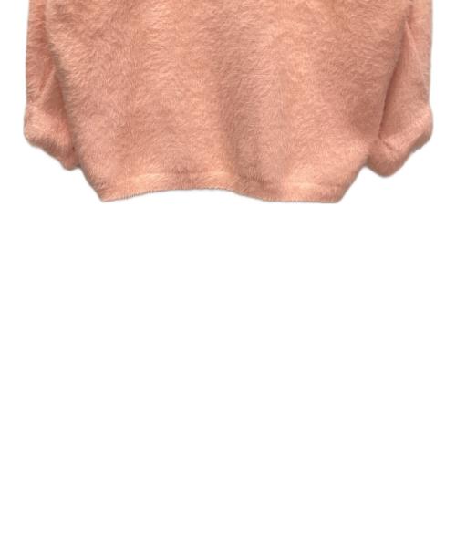 LEE MAN（-）LEE MAN (-) モヘヤタッチリラックスカーディガン ピンク サイズ:表記なしの古着・服飾アイテム