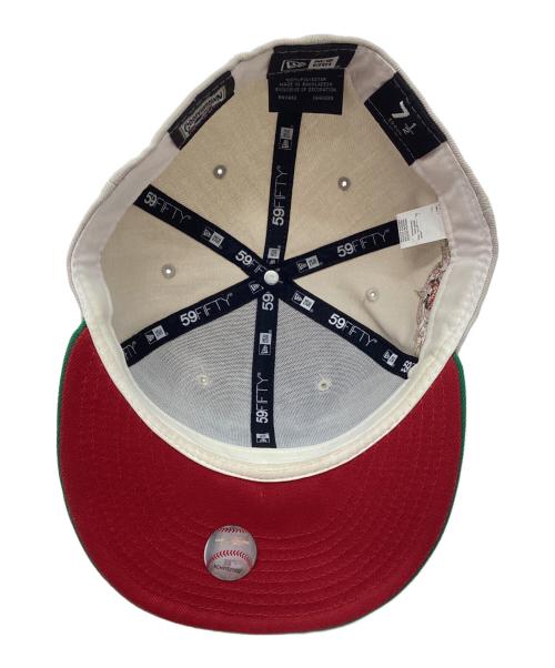 New Era（ニューエラ）New Era (ニューエラ) キャップ グリーン×ベージュ サイズ:59.6の古着・服飾アイテム