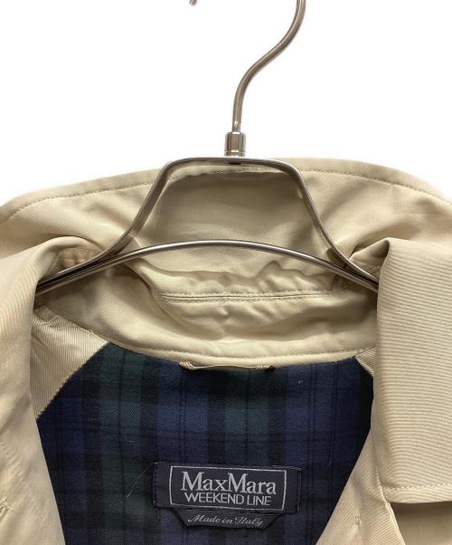 Max Mara WEEK END LINE（マックスマーラ ウイークエンドライン）Max Mara WEEK END LINE (マックスマーラ ウイークエンドライン) トレンチコート ベージュ サイズ:40の古着・服飾アイテム