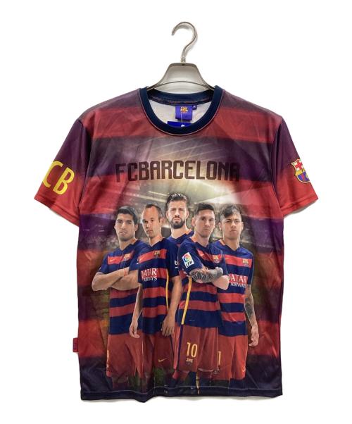 FCBARCELONA（エフシーバルセロナ）FCBARCELONA (エフシーバルセロナ) Tシャツ レッド×ネイビー サイズ:M 未使用品の古着・服飾アイテム