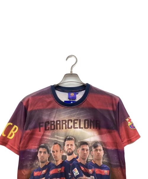 FCBARCELONA（エフシーバルセロナ）FCBARCELONA (エフシーバルセロナ) Tシャツ レッド×ネイビー サイズ:M 未使用品の古着・服飾アイテム