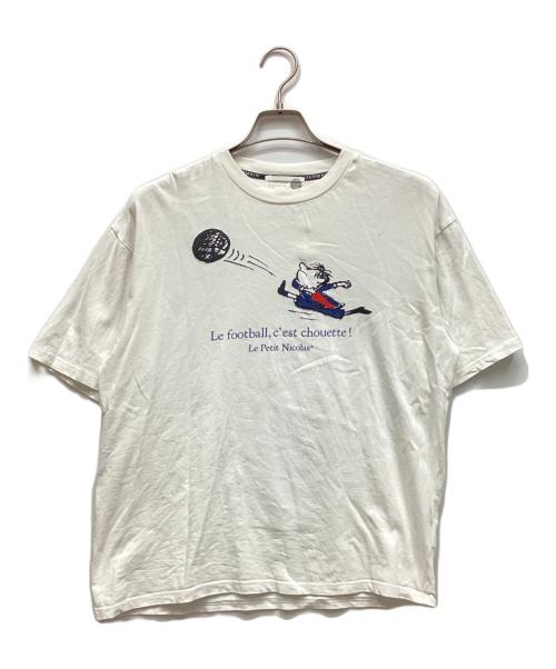le petit nicolas（-）le petit nicolas (-) germain Tシャツ ホワイト サイズ:Mの古着・服飾アイテム
