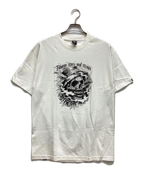 Famous stars and straps（-）Famous stars and straps (-) Tシャツ ホワイト サイズ:Lの古着・服飾アイテム
