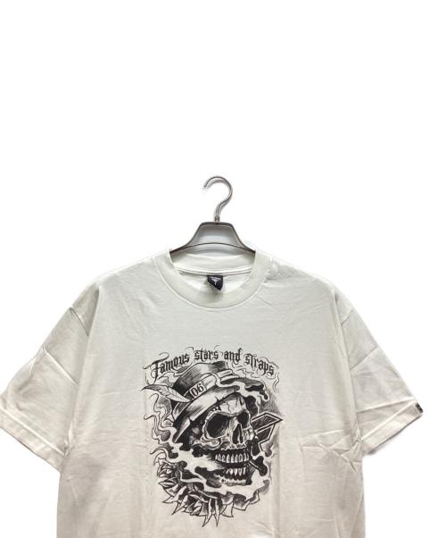 Famous stars and straps（-）Famous stars and straps (-) Tシャツ ホワイト サイズ:Lの古着・服飾アイテム
