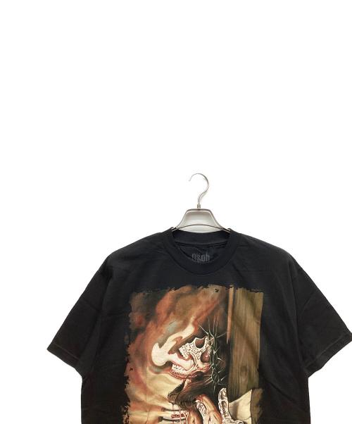 ASOH（-）ASOH (-) Tシャツ ブラック サイズ:Lの古着・服飾アイテム