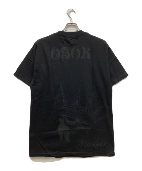 ASOH（-）ASOH (-) Tシャツ ブラック サイズ:Lの古着・服飾アイテム