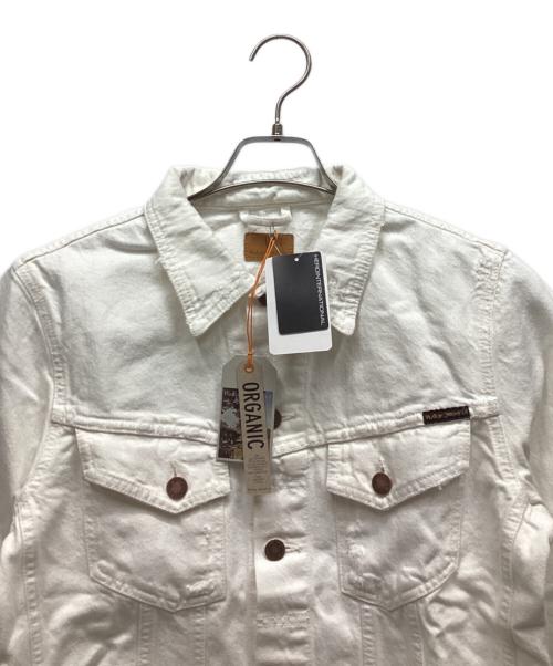 NUDIE JEANS（ヌーディー・ジーンズ）NUDIE JEANS (ヌーディー・ジーンズ) ジャケット ホワイト サイズ:Mの古着・服飾アイテム