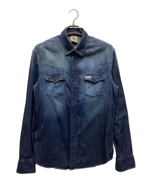 Franklin & Marshall（フランクリン＆マーシャル）Franklin & Marshall (フランクリン＆マーシャル) シャツ インディゴ サイズ:Lの古着・服飾アイテム